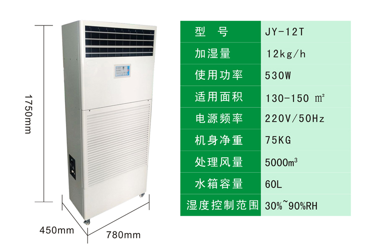 濕膜加濕器產品參數