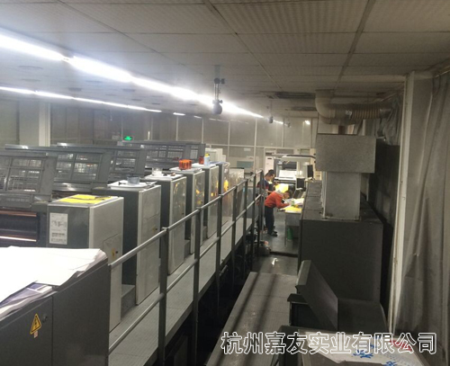 印刷車間安裝二流體加濕器
